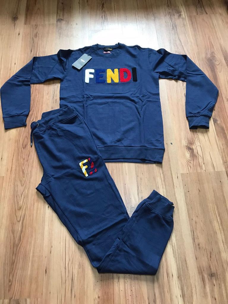 blue fendi tracksuit